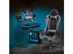 Ergonomic Gaming Chair Racing Chair E-Sports Chair Home Office Chair Computer Game Chair Backrest and Seat Height Adjustable Chair with PU Leather Lumbar Support and Headrest Ergonomic Gaming Chair Racing Chair E-Sports Chair Home Office Chair Computer Game Chair Backrest and Seat Height Adjustable Chair with PU Leather Lumbar Support and Headrest