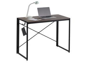 47.2inch Portable Folding Table Computer Desk Home Office Desk Gaming Desk Writing Study Desk Modern Simple PC Desk for Small Space