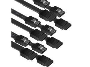 SATA Cable III Benfei 6 Pack SATA Cable III 6Gbps Straight HDD SDD Data Cable with Locking Latch 18 Inch Compatible for SATA HDD SSD CD Driver CD Writer - Black SATA Cable III Benfei 6 Pack SATA Cable III 6Gbps Straight HDD SDD Data Cable with Locking Latch 18 Inch Compatible for SATA HDD SSD CD Driver CD Writer - Black