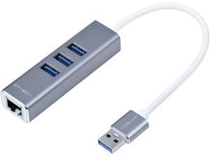 GTMEDIA Data Transfer Gigabit Ethernet Adapter Hub, 4-Ports USB-A 3.0 to RJ45 Converter 10/100/1000 Mbps, Compatible with Win7/ 8/10, Mac OS, Linux and Vista GTMEDIA Data Transfer Gigabit Ethernet Adapter Hub, 4-Ports USB-A 3.0 to RJ45 Converter 10/100/1000 Mbps, Compatible with Win7/ 8/10, Mac OS, Linux and Vista