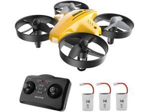 Drone for Kids, Quadcopter Mini Drone for Beginners, with Remote Control, Indoor 3D Flip, Headless Mode and Speed Adjustment & Altitude Hold with 3 Batteries, Great Gift Toy for Boys and Girls Drone for Kids, Quadcopter Mini Drone for Beginners, with Remote Control, Indoor 3D Flip, Headless Mode and Speed Adjustment & Altitude Hold with 3 Batteries, Great Gift Toy for Boys and Girls