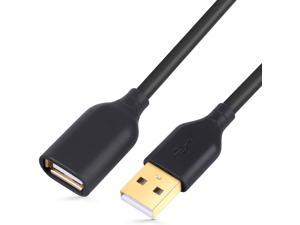 Besgoods Extra Long USB 2.0 10ft USB Extension Cable Extender Cord - Type A Male to A Female USB Extension Cord with Gold-Plated Connector for Keyboard Mouse USB Flash Drive - Black
