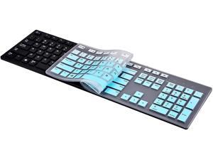 KeyCover - Keyboard Cover Compatible with Dell KM636 KB216 & Dell Optiplex 5250 3050 3240 5460 7450 7050 & Dell Inspiron AIO 3475/3670/3477 All-in one Desktop Keyboard - Gradual Mint KeyCover - Keyboard Cover Compatible with Dell KM636 KB216 & Dell Optiplex 5250 3050 3240 5460 7450 7050 & Dell Inspiron AIO 3475/3670/3477 All-in one Desktop Keyboard - Gradual Mint
