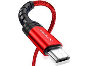 Micro USB Cable Android Charger JSAUX (2-Pack 6.6FT+10FT) Micro USB Android Charger Cable Nylon Braided Cord Compatible with Galaxy S7 S6 J7 Edge Note 5 Kindle. MP3 and More-Red Micro USB Cable Android Charger JSAUX (2-Pack 6.6FT+10FT) Micro USB Android Charger Cable Nylon Braided Cord Compatible with Galaxy S7 S6 J7 Edge Note 5 Kindle. MP3 and More-Red