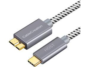 CableCreation USB to Micro USB Cable 4 FT, Braided USB2.0 Micro-B USB  Charging Data Cable Works with Raspberry Pi Zero, Fire Stick, Chromecast