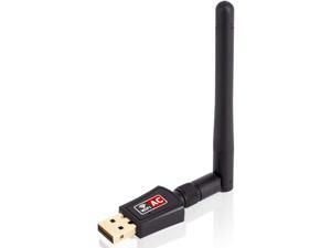 VOODA USB WiFi Adapter SoftAP Mode AC 600Mbps Dual Band(2.4G/150Mbps+5.8G/433Mbps) Wireless USB Network Adapter for Desktop Laptop PC Windows 7/8/8.1/10/XP/VistaLunixVistaMAC OS10.4-10.13.
