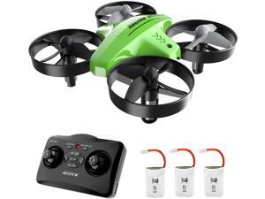 Mini Drone for Kids, Quadcopter Drone for Beginners, with Remote Control, Indoor 3D Flip, Headless Mode and Speed Adjustment & Altitude Hold with 3 Batteries, Great Gift Toy for Boys and Girls Mini Drone for Kids, Quadcopter Drone for Beginners, with Remote Control, Indoor 3D Flip, Headless Mode and Speed Adjustment & Altitude Hold with 3 Batteries, Great Gift Toy for Boys and Girls