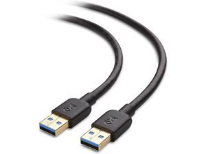 Cable Matters Long USB 3.0 Cable (USB to USB Cable Male to Male) in Black 15 ft