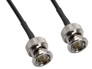 Amphenol CO-174BNCX200-015 Black RG174 Coaxial Cable 50 Ohm BNC Male to BNC Male 15 Amphenol CO-174BNCX200-015 Black RG174 Coaxial Cable 50 Ohm BNC Male to BNC Male 15