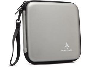 KAYOND Portable Hard Carrying Travel Storage Case for External USB, DVD, CD, Blu-ray Rewriter/Writer and Optical Drives (Gray) KAYOND Portable Hard Carrying Travel Storage Case for External USB, DVD, CD, Blu-ray Rewriter/Writer and Optical Drives (Gray)
