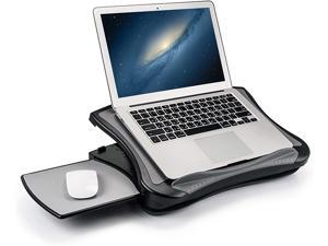MAX SMART Laptop Lap Pad Laptop Stand with Attached Mouse Pad Cushion and USB Cooling Fan Non-Slip Heat Shield Tablet Computer Stand for Sturdy Work Station for Home Office Bed Sofa Couch and Car MAX SMART Laptop Lap Pad Laptop Stand with Attached Mouse Pad Cushion and USB Cooling Fan Non-Slip Heat Shield Tablet Computer Stand for Sturdy Work Station for Home Office Bed Sofa Couch and Car