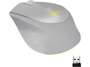 Logitech M330 Silent Plus Wireless Mouse \u2013 Enjoy Same Click Feel with 90% Less Click Noise, 2 Year Battery Life, Ergonomic Right-hand Shape for Computers and Laptops, USB Unifying Receiver, Gray
