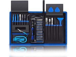 80 IN 1 Professional Computer Repair Tool Kit, Precision Laptop Screwdriver Set, with 56 Bit, Anti-Static Wrist and 24 Repair Tools, Suitable for Macbook, PC, Tablet, PS4, Xbox Controller Repair 80 IN 1 Professional Computer Repair Tool Kit, Precision Laptop Screwdriver Set, with 56 Bit, Anti-Static Wrist and 24 Repair Tools, Suitable for Macbook, PC, Tablet, PS4, Xbox Controller Repair