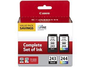 Canon 2 Pack Ink Package with PG-243 Black CL-244 Color Ink Cartridge