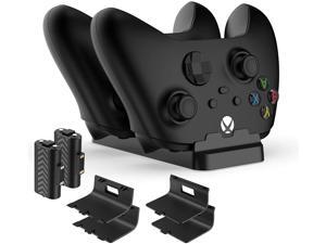 Charger Stand for Xbox Series X|S Controller - Fast Dual Dock Controller Charging Station for Xbox Series X|S/Xbox One/One S/One X Wireless Controllers Charging Dock with 2 Rechargeable Battery Packs Charger Stand for Xbox Series X|S Controller - Fast Dual Dock Controller Charging Station for Xbox Series X|S/Xbox One/One S/One X Wireless Controllers Charging Dock with 2 Rechargeable Battery Packs