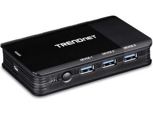 TRENDnet 4-Port USB 3.1 Sharing Switch TK-U404 4 x USB 3.1 for Computers 4 x USB 3.1 for Devices Flash Drive Sharing Scanners Printers Mouse Keyboard Windows & Mac Compatible