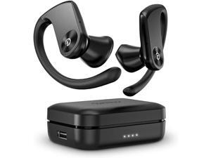 ZVOLTZ Pro Wireless Earbuds Sport Running Ear Hooks Bluetooth Earphone 5.0 in-Ear Wireless Headphones IPX5 Sweat Resistance w/Mic & Charging Case, Built-in Battery Pack for Workout Gym Sport, Black ZVOLTZ Pro Wireless Earbuds Sport Running Ear Hooks Bluetooth Earphone 5.0 in-Ear Wireless Headphones IPX5 Sweat Resistance w/Mic & Charging Case, Built-in Battery Pack for Workout Gym Sport, Black