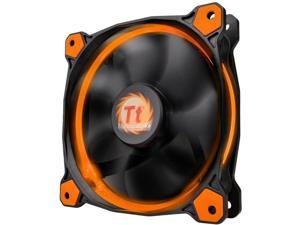 Thermaltake Ring 12 High Static Pressure 120mm Circular LED Case Radiator Cooling Fan CL-F038-PL12OR-A Orange