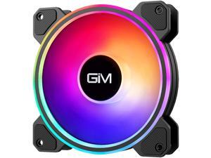 GIM KB-24 RGB Case Fan 120mm Fan Single Pack GIM KB-24 RGB Case Fan 120mm Fan Single Pack