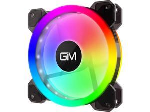 GIM KB-23 RGB Case Fan 120mm Fan Single Pack GIM KB-23 RGB Case Fan 120mm Fan Single Pack