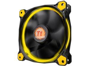 Thermaltake Riing 12 120mm LED Case Radiator Cooling Fan CL-F038-PL12YL-A Yellow