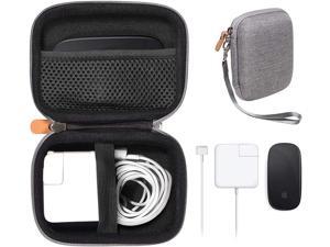 GETGEAR MacBook Accessories case for MacBook Magsafe/Magsafe 2 Magic Mouse 1 2 and USB Hub Mini All in one Carrying Solution (Rose Gold) (Tweed Gray) GETGEAR MacBook Accessories case for MacBook Magsafe/Magsafe 2 Magic Mouse 1 2 and USB Hub Mini All in one Carrying Solution (Rose Gold) (Tweed Gray)