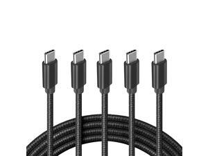 USB C Cable 6FT ??5-Pack 3A?? Fast Charge Durable Nylon Braided USB A to USB C Charging Cable Compatible with Samsung Galaxy S20/ S20 Plus/S10/S9/Note 20 Ultra/Google Pixel Black USB C Cable 6FT ??5-Pack 3A?? Fast Charge Durable Nylon Braided USB A to USB C Charging Cable Compatible with Samsung Galaxy S20/ S20 Plus/S10/S9/Note 20 Ultra/Google Pixel Black