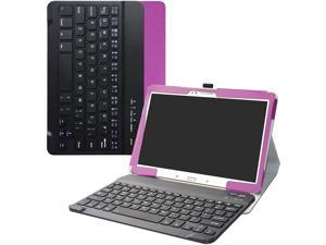 Galaxy Tab S 10.5 Wireless Keyboard CaseBige Slim Stand PU Leather Cover with Romovable Wireless Keyboard for Samsung Galaxy Tab S 10.5 Sm-t800 Sm-t801 Sm-t805 t807 TabletPurple