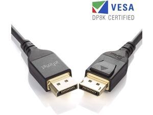 DisplayPort Cable 1.4 Infinnet 8K DisplayPort 1.4 1.4a Cable 2K 280Hz 240Hz 165Hz 4K 144Hz 1080p 390Hz 360Hz Display Port DP 1.4 Cable HBR3 Cord HDR VESA Certified DisplayPort Cable 2m (6 feet) DisplayPort Cable 1.4 Infinnet 8K DisplayPort 1.4 1.4a Cable 2K 280Hz 240Hz 165Hz 4K 144Hz 1080p 390Hz 360Hz Display Port DP 1.4 Cable HBR3 Cord HDR VESA Certified DisplayPort Cable 2m (6 feet)