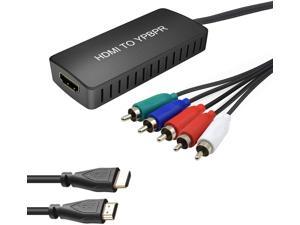 HDMI to YPbPr 1080P HDMI to Component Converter Scaler HDMI to YPbPr Converter Convert HDMI to Component HDMI to Video Converter HDMI to 5RCA RGB Converter for HDTV Box PC PS3 Blu-Ray DVD