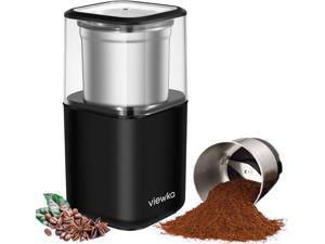 VIEWKA VK-7446B Electric Dried Spice and Coffee Grinder detachable cup OK for clean it with water Blade & cup made with stianlees steel