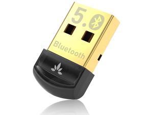 Avantree DG45 Bluetooth 5.0 USB Dongle Bluetooth Adapter for PC Computer Desktop Laptop Wireless Transfer for Bluetooth Headphones Speakers Keyboard Mouse Printers Music & Calls Windows 10/8.1/8