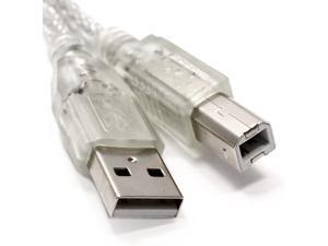 15ft USB Cable for HP Photosmart 7520 e-All-in-One Printer - Clear 15ft USB Cable for HP Photosmart 7520 e-All-in-One Printer - Clear