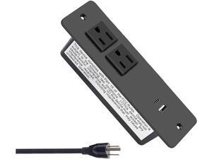 Power Strip with USB C Conference Recessed Power Strip Socket 6.56FT Cord Desktop Power Grommet with 2 AC Outlets & 1 USB C Port & 1 USB A Port in Desk Power Outlet for Sofa TableNightstandBench Power Strip with USB C Conference Recessed Power Strip Socket 6.56FT Cord Desktop Power Grommet with 2 AC Outlets & 1 USB C Port & 1 USB A Port in Desk Power Outlet for Sofa TableNightstandBench
