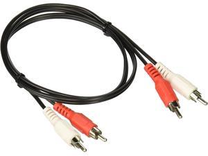 C2G 40463 Value Series RCA Stereo Audio Cable Black (3 Feet 0.91 Meters)