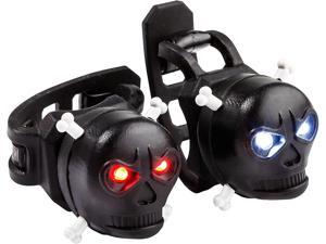 Mongoose LED Skull Design Bike Light Simpe Tool Free Mounting