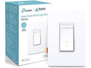 Kasa Smart HS220 Dimmer Switch by TP-Link Single Pole Needs Neutral Wire Wi-Fi Light Switch for LED Lights Works with Alexa and Google Assistant UL Certified 1-Pack