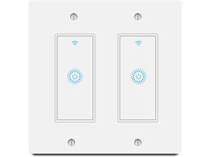 Ideal for Outdoor Lights CFL & Incandescent Compatible Hard Wired Dataconct 2 Pack In-Wall Digital Timer w/3 Preset & 1 Custom Program Entryways & Home Security Hallways Single Pole LED