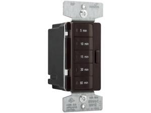 Eaton PT18M-B 1800W 15 Amp 5-Button Minute Timer with Off Single-Pole Brown
