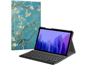 Black - Protective Folio Cover Case with Magnetically Detachable Wireless Keyboard for Galaxy Tab A7 10.4 2020 Samsung Galaxy Tab A7 Case with Keyboard 10.4 Inch SM-T500 T505 T507 