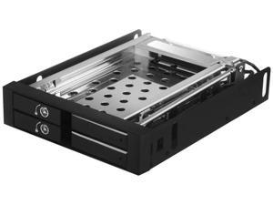 Kingwin SATA Internal Hard Drives, SATA Tray-Less Hot Swap Mobile Rack for Dual 2.5” SSD/HDD. Hard Drive Backplane Enclosure, Support SATA I/II/III & SAS I/II 6 Gbps Performance (KF-259-BK) Kingwin SATA Internal Hard Drives, SATA Tray-Less Hot Swap Mobile Rack for Dual 2.5” SSD/HDD. Hard Drive Backplane Enclosure, Support SATA I/II/III & SAS I/II 6 Gbps Performance (KF-259-BK)
