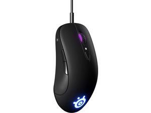 SteelSeries Sensei Ten Gaming Mouse &ndash 18000 CPI TrueMove Pro Optical Sensor &ndash Ambidextrous Design &ndash 8 Programmable Buttons &ndash 60M Click Mechanical Switches &ndash RGB Lighting