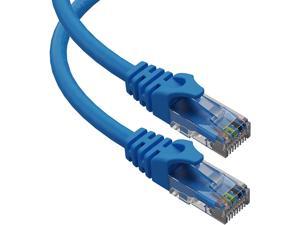 Smart TVs Xbox 360/One etc RJ45 CAT6 Ethernet Network Cable Cord for Routers Blue Printers Case Safety 1 x 75 ft Playstation 3/4