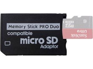 Huadawei MicroSDHC to Memory Stick Pro Duo cards adapter for Sony PSP card 