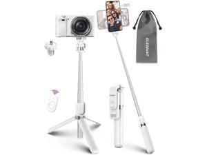 Selfie Stick Tripod ELEGIANT Lightweight Aluminum All in One Extendable Selfie Stick Bluetooth with Remote Compatible with iPhone 12/12 Pro/XS Max/11/XS/XR/8P Galaxy S20/S10/S9 Gopro Small Camera Selfie Stick Tripod ELEGIANT Lightweight Aluminum All in One Extendable Selfie Stick Bluetooth with Remote Compatible with iPhone 12/12 Pro/XS Max/11/XS/XR/8P Galaxy S20/S10/S9 Gopro Small Camera