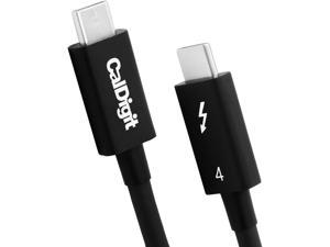 [Intel Certified] CalDigit Thunderbolt 4 / USB 4 Cable - 40Gbps 100W Charging Compatible with Thunderbolt 3 & USB-C 2016+ MacBook Pro 2020 M1 (0.8 Meter 2.62 Feet Thunderbolt 4 / USB 4 Cable)