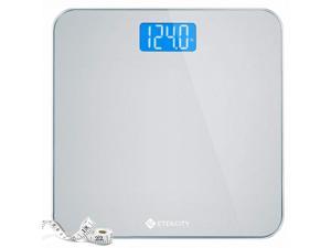 Digital Body Weight Bathroom Scale with Body Tape Measure and Large LCD Display 