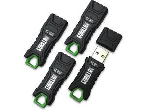 GorillaDrive 3.0 Ruggedized 64GB USB Flash Drive (4-Pack) GorillaDrive 3.0 Ruggedized 64GB USB Flash Drive (4-Pack)