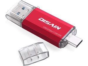 DISAIN 128GB USB C Flash Drive Type C Flash Drive(USB-A 3.0/USB-C 3.0) High Speed Dual USB Memory Stick Thumb Drive for USB-C Smartphones Tablets PC MacBook Pro/Air DISAIN 128GB USB C Flash Drive Type C Flash Drive(USB-A 3.0/USB-C 3.0) High Speed Dual USB Memory Stick Thumb Drive for USB-C Smartphones Tablets PC MacBook Pro/Air