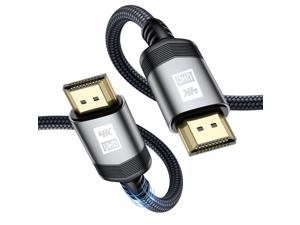 4 4 4, Dolby Vision, HDR10, HDCP 2.2 26AWG 1440p 144hz and ARC High Speed Ultra HD Braided Cord 4K 60hz HDMI 2.0 18Gbps Supports 4K 120hz 4K HDR HDMI Cable 8 Feet 